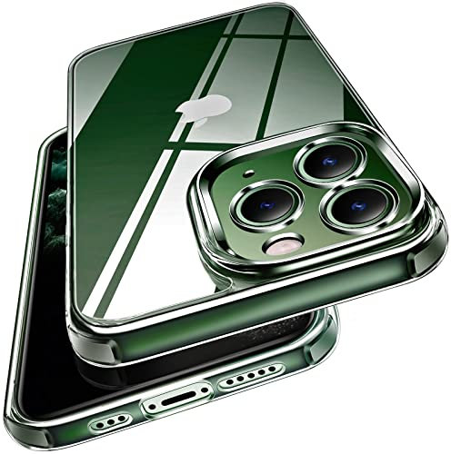 iVoler Anti Ingiallimento Chiaro Cover per iPhone 11 Pro 5.8 Pollici, [Protezione Fotocamera] Trasparente Sottile Antiurto Custodia Case con Paraurti Assorbimento degli urti