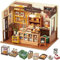 ROBOTIME Ensemble Maison de poupée Boulangerie Bricolage Adulte Mini - Ensemble meublé Mini - Chambre Jouet éducatif Meilleur Cadeau