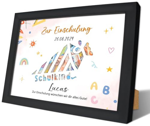 Luckeey Geldgeschenk Einschulung, Geschenke zur Einschulung Geldgeschenk Schulanfang, Schultüte Füllung Schuleinführung Geschenke Schulkind Geschenk, Einschulungsgeschenk für Mädchen Jungen