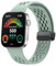 GIOPUEY Cinturini Compatibile con Huawei Watch Fit 3/4/4 Pro, Morbido silicone Cinturino [Resistente All'usura] [Traspirante] - matcha green