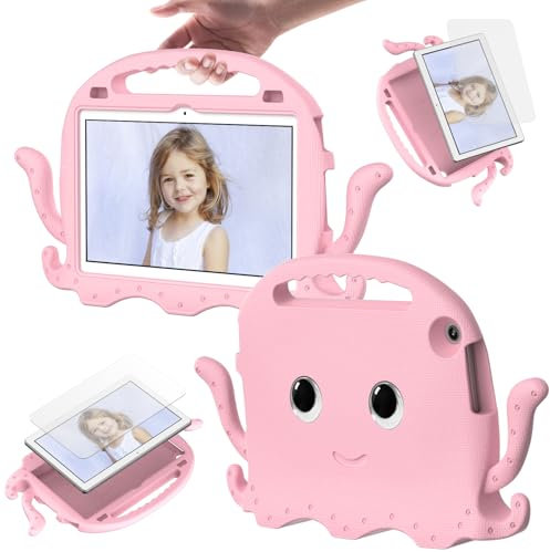 Funda infantil para Samsung Galaxy Tab A9 Plus 2023 SM-X210/SM-216/SM-X218 de 11 pulgadas, funda protectora ligera de EVA a prueba de golpes con asa, bonita funda para tablet con correa para el hombro