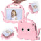 Funda infantil para Samsung Galaxy Tab A9 Plus 2023 SM-X210/SM-216/SM-X218 de 11 pulgadas, funda protectora ligera de EVA a prueba de golpes con asa, bonita funda para tablet con correa para el hombro