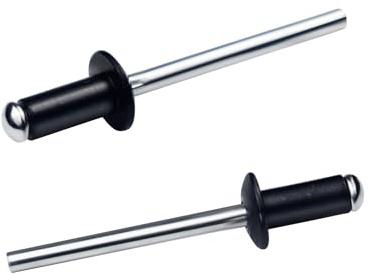 Aluminum Blind Rivets 1/8 x 1/4 - Pack of 100 – Dome Head Pop Rivets, Corrosion-Resistant Fasteners for Metal, Wood, Plastic