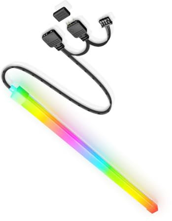 YiQinzcxg 5V 3Pin ARGB Computergehäuse Dekorative Lichtstreifen 30cm Sync Buntes Traumlicht Für PC Gehäusebeleuchtung Gaming Dekorationen