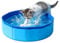 Piscina Gatti Piccolo, 30×10cm Piscinas per Gatto Gioco, Blu Piscina per Cani Piccoli, Piscina Gatti Pieghevole per Gioco, Mini Piscinas Gattis per Fare il Bagno e Giocare