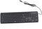 Tofficu Ultra Dünne Stumm Tastatur Wasserdichtes USB Büro Keyboard für Pc und Laptop Schwarz mit Tastenlayout und Langlebigem Design
