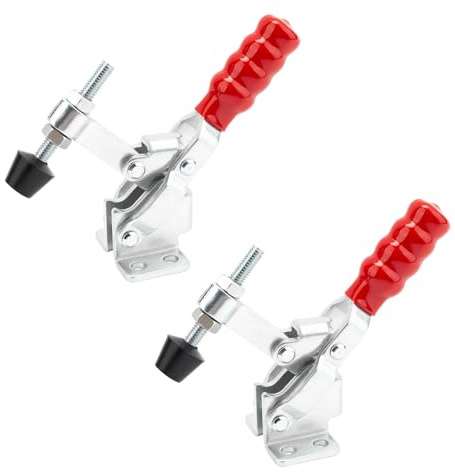 2 Pack Smoker Door Latch Clamps Compatible with Oklahoma Joe's Smoking Chamber or Firebox Lid, Adjustable Heavy Duty Toggle Clamp for any Offset Smoker