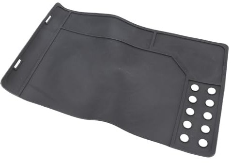 Jeffergarden Tapis d'établi d'entretien Résistant à l'huile, Tapis de Travail de Réparation en Caoutchouc avec Points Magnétiques, Idéal pour les Réparations Automobiles et électroniques, Taille