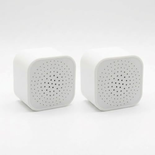 2er Set Mini Geruchsentferner 3,7 x 3,7 cm Aktivkohle Selbstklebend ca. 1 Monat Wirkung – Für Kühlschrank, Auto, Schrank & Schuhe
