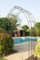 GAP GARDEN PRODUCTS - Heavy Duty SOLID Metal Garden Arch Gothic Style (Geddington arch) Coated Black For The Home And Garden