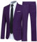 Allthemen Abiti da Uomo 2 Pezzi Suit Slim Fit Wedding Dinner Tuxedo Abiti per Uomo Business Casual Giacca e Pantaloni 10 Colori Disponibili Viola L