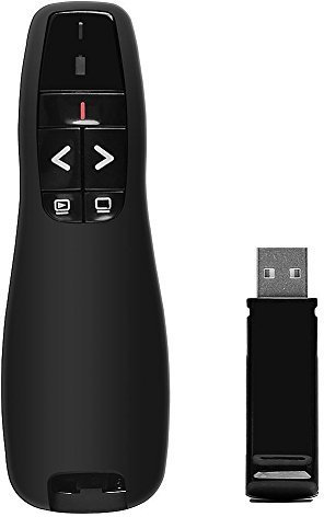 Famtasme Presentador USB inalámbrico RLP400 2.4G puntero PPT inalámbrico PowerPoint Clicker Control remoto