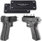 XFC-QGD, 36LBS Gun Magnethalter Holster Magnet Pistole Gewehr Verdeckte Auto nach Hause sicher unter Tabelle Gun Halter lädt Jagd (Farbe : 2 Pieces)
