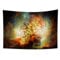 YONGFOTO 100x70cm Baum Des Lebens Wandteppich, Nebel Sterne Bunter Himmel Wandteppich Gebogene Zweige Mystische Fichte Wandbehang Wandteppiche für Wohnzimmer Wohnheim Dekor Sofa Teppich Decke