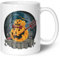 GRAVURZEILE Tasse avec motif – Design citrouille – Cadeau pour elle et lui – Tasse d'Halloween amusante pour les parents – Tasse à café – Couleur blanche