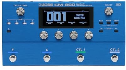 BOSS GM-800 Guitar Synthesizer | Next-Generation Guitar & Bass Synthesizer with Newly Developed Serial GK Interface | Advanced ZEN-Core Sound Engine | Powerful Scene Workflow | Over 1200 Onboard Tones