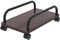 XPLKQXE Mobiler CPU-Tower-Ständer, Computer-Tower-Ständerhalter, Computer-Host-Tablett-Rack Mit Rollenden Lenkrollen, Laptop-Heimbüro, Lagergewicht 20Kg (Farbe : Braun, Größe : 45x28x15.5cm)