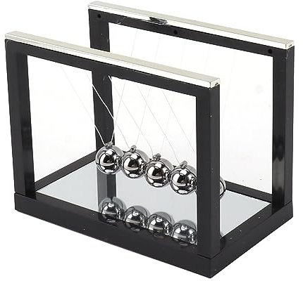 Mirror Reflective Swing Balls Desk Toy Exquisite Stainless Steel Balance Balls Decoration for Office