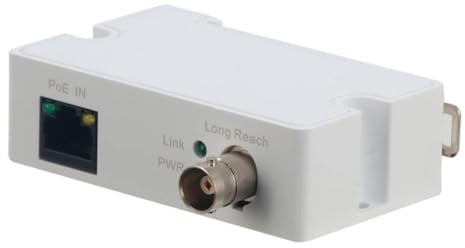 Extensor de Rede Dahua LR1002-1EC c/Conversor-RJ45 a BNC 10/100 Mbit/s
