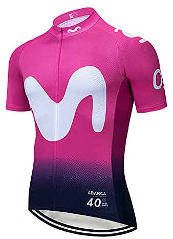 DEHIWI Radtrikot Männer Shirt Fahrradtrikot Kurzarm Fahrrad Oberteil Reißverschluss Verschlusstyp Rennrad Trikot Fahrradbekleidung Sommer