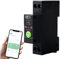 Jadeshay Interruttore WiFi, 1P-DJ-63A Tuya Interruttore Smart Contatore Energia Elettrica WiFi con Remoto Vocale, Guida DIN 35mm, Black