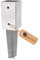 GeZu Impex® Ancre à enfoncer Galvanisé à chaud Lot de 8 91 x 91 mm pour poteau en bois carrés