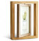 Zamety Bilderrahmen 10x15, Drehbarer 360° Photo Frame, Doppelseitig 2 Fotos Picture Frame, Holzbilderrahmen mit Acrylplatte für Hochzeit, Familie, Festival Geschenk Desktop Oder Wand