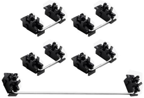 COHEALI Mechanical Keyboard Key Stabilizer Abs Plate Mount Stabilizer Replacement for 60% 87% 104% Keyboards High Performance Fixing on Positioning Plate