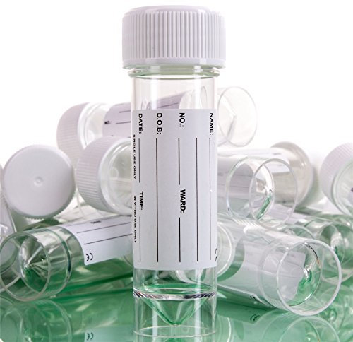 20x 30ml Labelled Specimen Containers - Medical Test/Sample Tubes