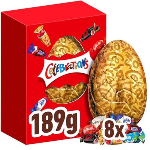 Celebrations Milk Chocolate Large Easter Egg 189g