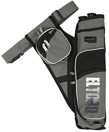 elToro Sys² - Seitenköcher inkl. Röhren und Gürtel | Farbe: Grau; Zubehör beim Bogenschießen, Bogensport, sicherer Transport von Ihren Pfeilen; Pfeil und Bogen Sport