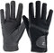 HORZE Damen Reithandschuhe, Winterhandschuhe mit PU Leder Grip und Glitzer, Schwarz, 7