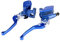 EVGATSAUTO Master frizione idraulica, coppia di 22mm CNC pompa freno idraulico per motocicletta Leva cilindro principale frizione regolabile(Blu)