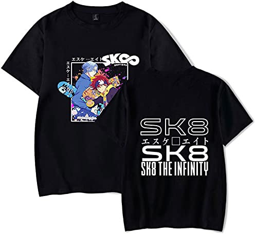SK8 The Infinity Manga Tshirt Anime Figur Langa & Miya Print T Shirt Kurzarm T-Shirts Mit Rundem Hals Für Herren/Damen
