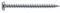 Vis agglo tête ronde PZ zinguée cruciforme Viswood 4x40 mm (lot de 10 vis)