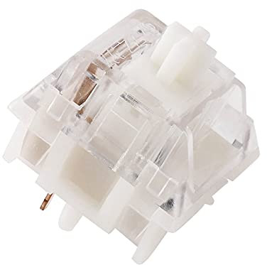Gazzew Boba U4 Switch, Silent Tactile 5Pin 62g 68g Keyswitch With White & RGB Version For Customization Mechanical Gaming Keyboard (Color : U4 62g RGB, Size : 30PCS)