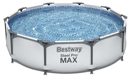 Piscina exterior tierra redonda Steel Pro Max con bomba filtro 305 x 76 cm