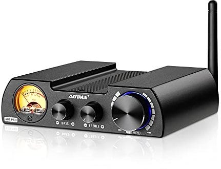 Aiyima A08Pro Bluetooth 5.1 TPA3255 Mini Amplificatore di potenza 2.0/2.1 CANALE 300WX2 (4 ohm) Amplificatori stereo HIFI Classe D digitale Amplificador Vu Meter Amplifica