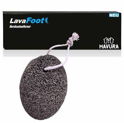 LavaFoot LAVASTEIN Vulcan Hornhautentferner Hornhaut Bimsstein, Hornhauthobel Fußpflege, Pediküre Hornhautentfernung Hände Füße Fußpeeling