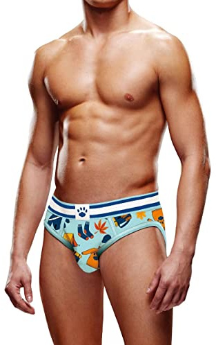 Prowler Autumn Scene Open Brief Blue & White, Size XS 26-28 Waist - Comfortable and Stylish Autumn Scene Open Brief