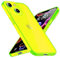 NALIA Klare Neon Silikonhülle kompatibel mit iPhone 14 Hülle, Durchsichtig Bunt Leuchtend Anti-Gelb Vergilbungsfrei, Dünne Robuste Schutzhülle TPU Silikon Handyhülle Cover Case Bumper, Farbe:Gelb