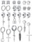 Diamday 24 Pcs Edelstahl Fake Ohrringe Clip auf Ohrringe für Männer Kreuz Kette baumeln Ohrringe nicht durchbohrt Huggie Hoop Ohrringe schwarz Ohrringe für Männer Frauen Silber