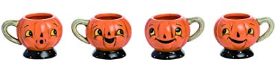 horror-shop Original Johanna Parker Jack O'Lantern Tasse 4er Set