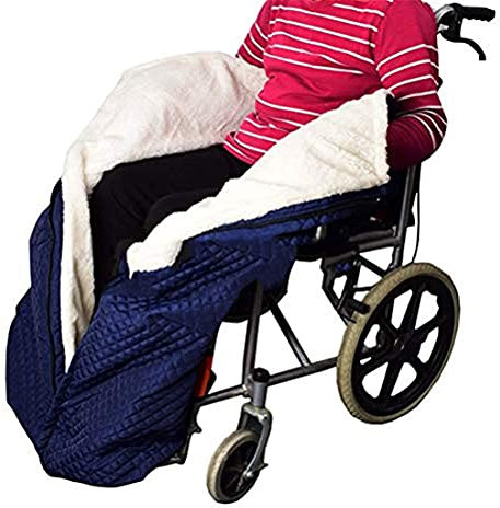 KOHKA Rollstuhl-Wärmedecke – Fleece-Futter Rollstuhl-Wärmedecke Wetterfeste Decke mit Fleece-Futter für Wärme und Komfort