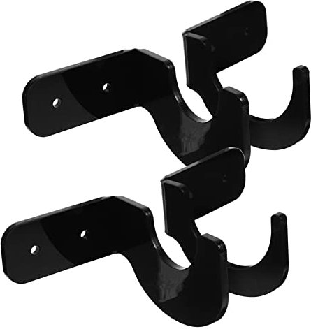 Toddmomy 2 Paar Aufhänger Für Tennisschläger Ständer Für Hockeyschläger Fledermaushalter Zeigen Rack Für Tennisschläger Softball-schlägerständer Wandaufhänger Acryl Kleiderbügel Haushalt