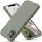 OitiYaa Silicone Case Compatible with iPhone 11 Case 6.1 Inch, Soft Ultra Slim Protective Shockproof Liquid Silicone Phone Case with Anti-Scratch Microfiber Lining,Copper Green
