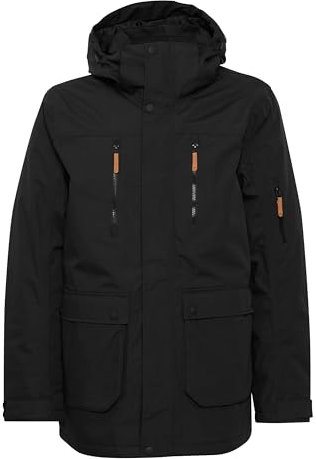 NORTH BEND NBWanda Damen Outdoorjacke wasserdicht winddicht atmungsaktiv Funktionsjacke mit Wassersäule 10000mm W-PRO Wetterschutzsystem, Größe:38, Farbe:Black (1001)