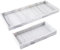 2 Stück Badezimmer Tablett, Silikon Marmor Pattern Schmuck Tablett, Deko Rechteckig Schmucktablett, Deko Schale Rechteckig Tablett Rechteckige Platte Tablett für Waschtisch Badewanne Küchenspüle