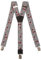 Olata Hosenträger extra starken mit 3 Clips Y-Form, Gedruckt Design - 4cm. Kartenanzüge