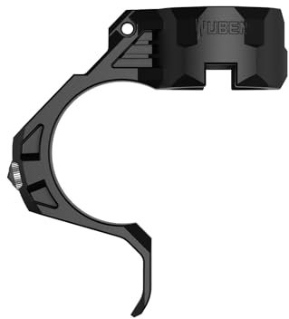 WUBEN T4 Anillo Linterna Táctica para EDC, Anillo De Liberación de Dedo Solo T4 (Negro)